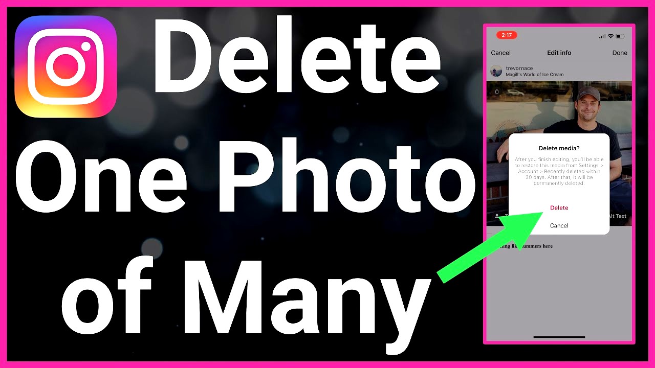 How to Remove Image Instagram