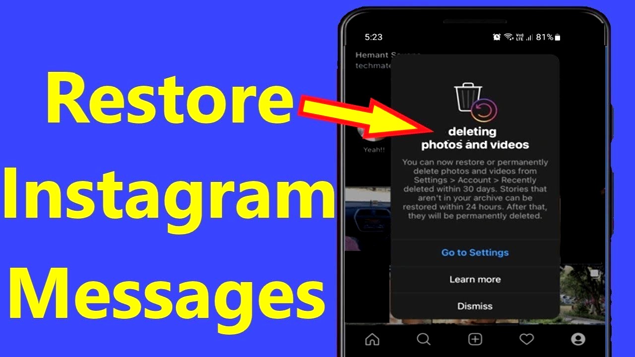 How to Retrieve Deleted Instagram Messages
