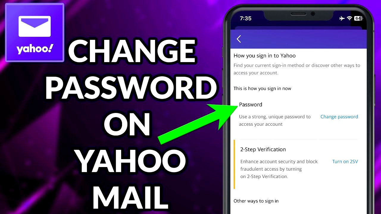 How to Alter Your Yahoo Mail Password