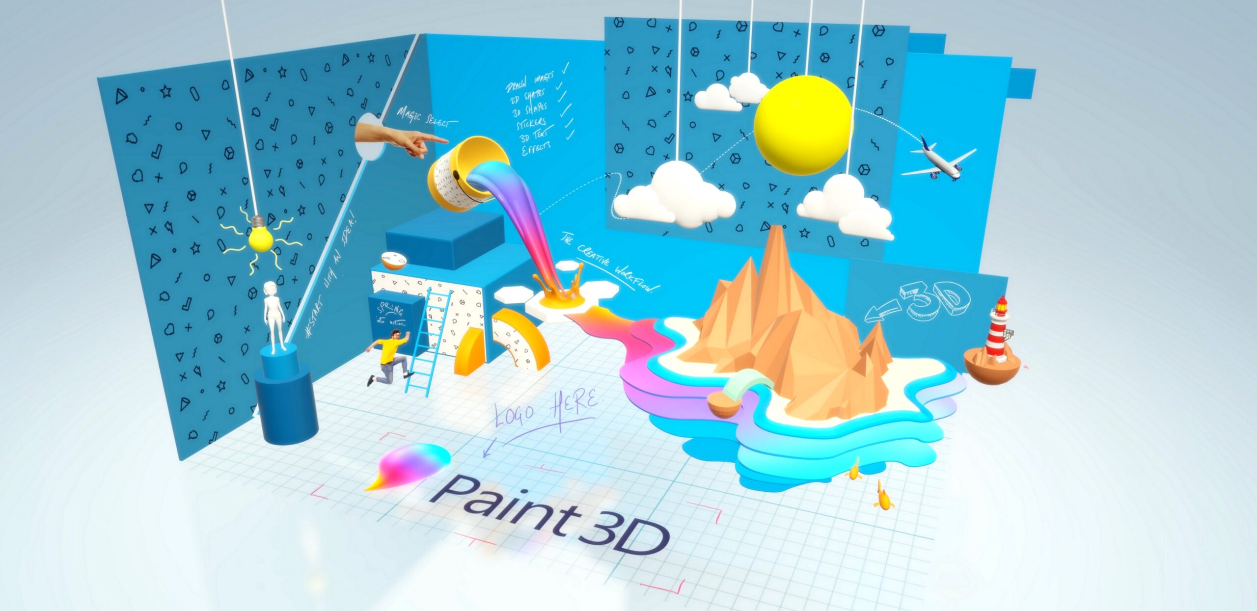 Add Text to Paint 3D Project