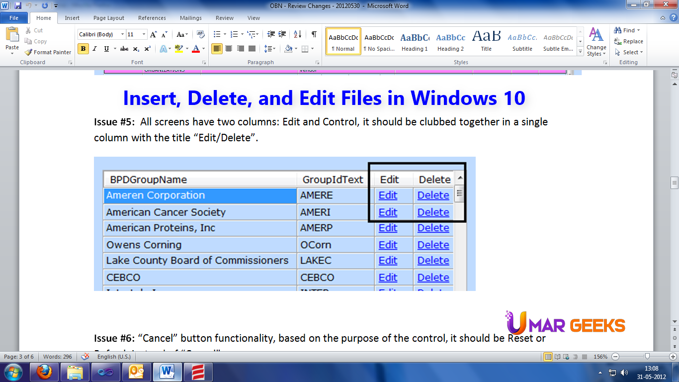 Delete Files in Windows